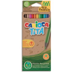 CARIOCA ΞΥΛΟΜΠΟΓΙΕΣ ECO FAMILLY TITA (12ΧΡ)