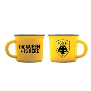 Κούπα espresso - ΑΕΚ Μπάσκετ 1 / κίτρινο The Queen Is Here