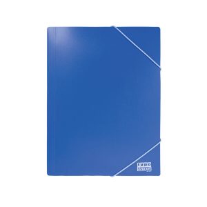 Double Ντοσιέ λάστιχο ΠΑΣΤΕΛ 25x35 - Μπλε