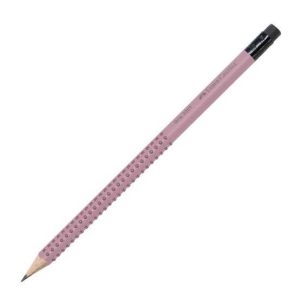 Μολύβι Γραφίτη με Γόμα Faber-Castell Grip 2001 B - Rose Shadows (Ροζ Παστέλ)