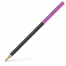Μολύβι Γραφίτη Faber Castell Grip 2001 Two-Tone HB - Μαύρο / Ροζ