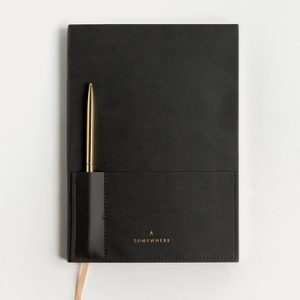 Σημειωματάριο Somewhere Ultimate Large Notebook and Pen Set Γραφίτης