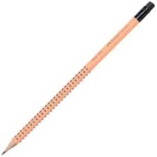 Μολύβι Γραφίτη με Γόμα Faber-Castell Grip 2001 HB - Peach (Ροδακινί Παστέλ)