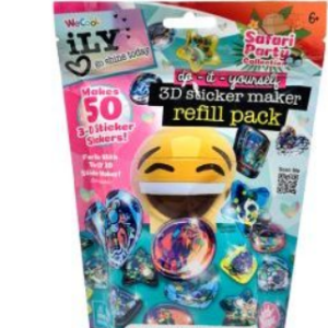 WT Ily Go Shine Today Refill Pack 3D Sticker Make - Σαφάρι Ανταλλακτικά