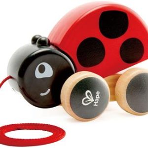 Hape Push & Pull Ladybug Pull Along - Βόλτα Με Την Πασχαλίτσα